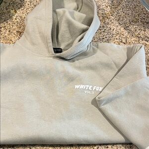 White Fox Boutique Light Gray Hoodie